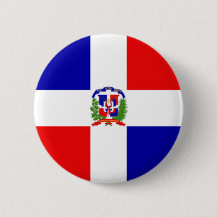 Badge Rond 5 Cm République dominicaine
