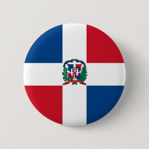 Badge Rond 5 Cm république dominicaine