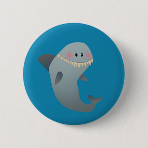 Badge Rond 5 Cm Requin