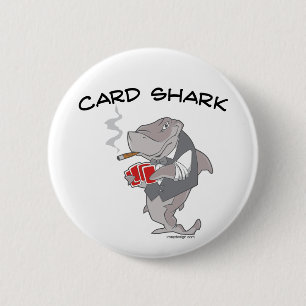 Badge Rond 5 Cm Requin carte