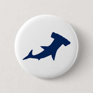 Badge Rond 5 Cm requin marteau