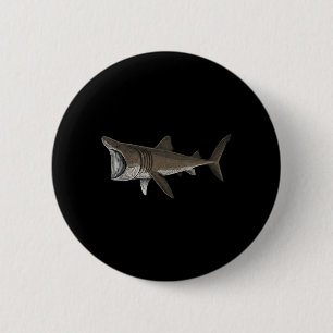 Badge Rond 5 Cm Requin pèlerin