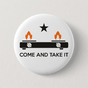 Badge Rond 5 Cm Réservoir à gaz, venez le prendre