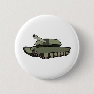 Badge Rond 5 Cm Réservoir d'artillerie
