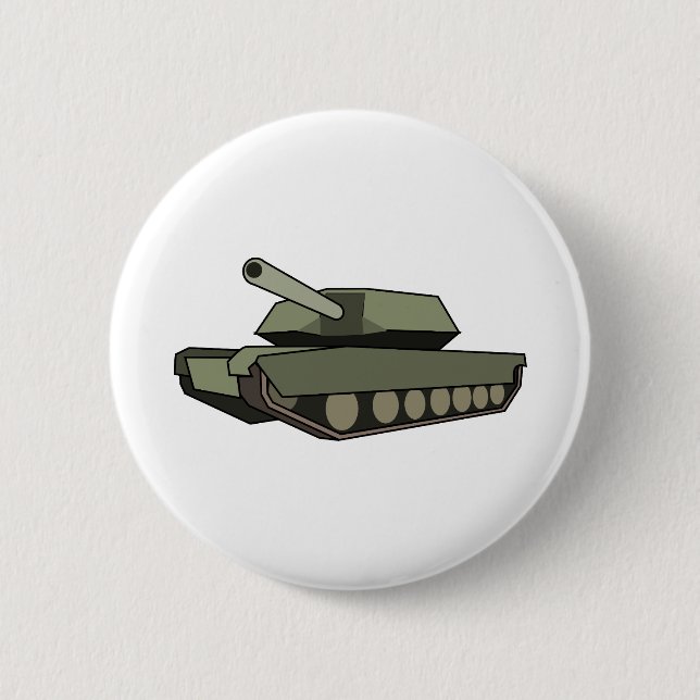 Badge Rond 5 Cm Réservoir d'artillerie (Devant)