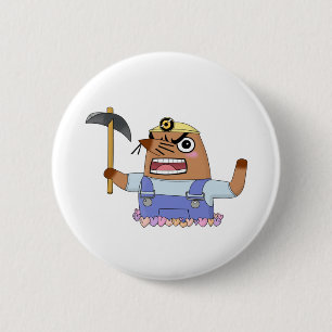 Badge Rond 5 Cm Resetti (Animal Crossing New Horizons)