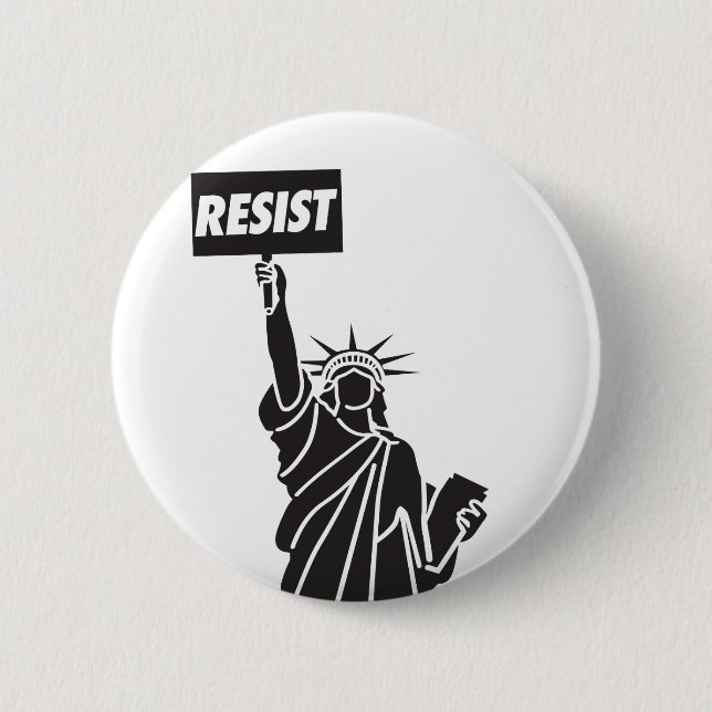 Badge Rond 5 Cm Resist_for_Liberty (Devant)