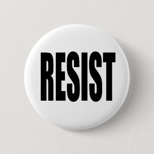 BADGE ROND 5 CM RÉSISTER
