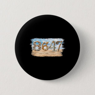Badge Rond 5 Cm Résister subtilement à Trump 8647 10