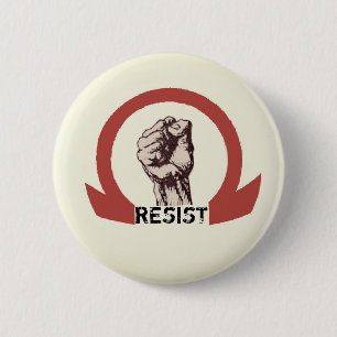 BADGE ROND 5 CM RÉSISTEZ
