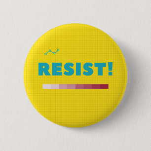 Badge Rond 5 Cm Résistez au bouton