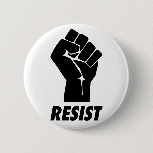 Badge Rond 5 Cm résistez au poing