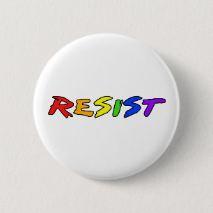 Badge Rond 5 Cm Résistez avec fierté