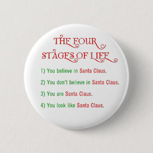 Badge Rond 5 Cm Ressemblez au Pin de Père Noël