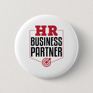 Badge Rond 5 Cm Ressources humaines des partenaires professionnels
