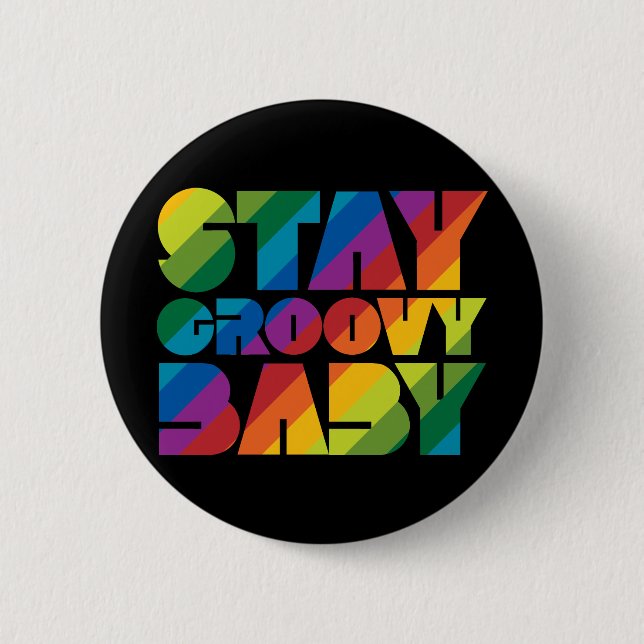 Badge Rond 5 Cm Restez Super bébé (Devant)