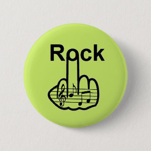 Badge Rond 5 Cm Retournement de roche du bouton