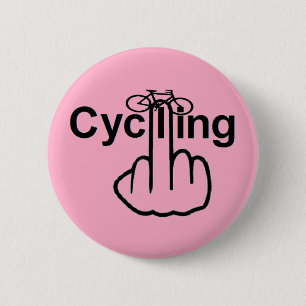 Badge Rond 5 Cm Retourner cyclable bouton