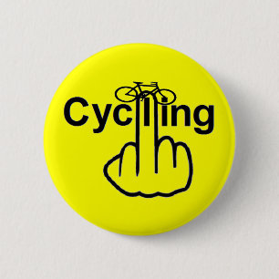 Badge Rond 5 Cm Retourner cyclable bouton