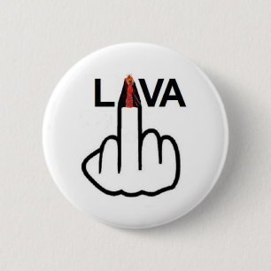 Badge Rond 5 Cm Retourner de lave du bouton