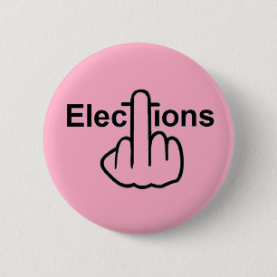 Badge Rond 5 Cm Retourner les élections de boutons