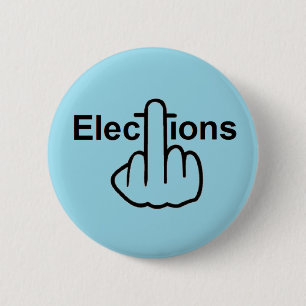 Badge Rond 5 Cm Retourner les élections de boutons