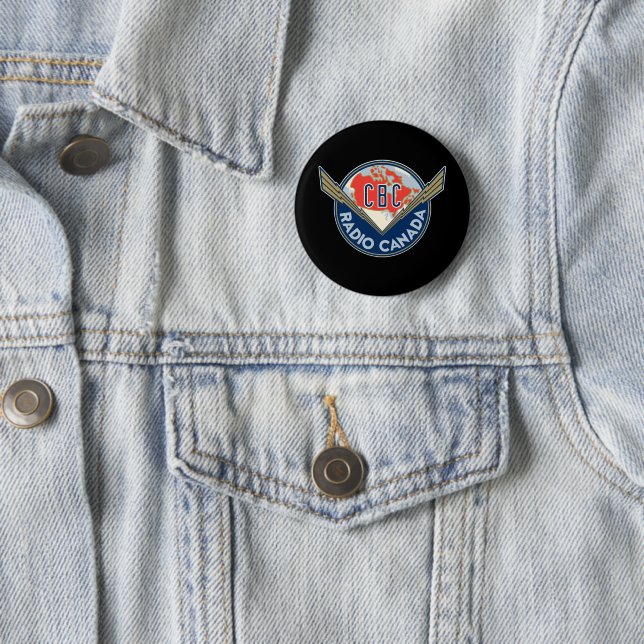 Badge Rond 5 Cm  Rétro 1940-1958 (En situation)