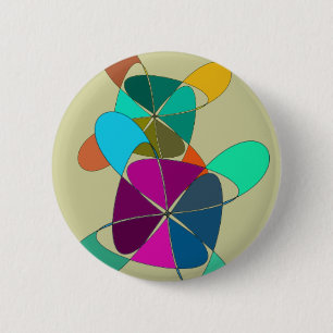 Badge Rond 5 Cm Rétro bouton farfelu