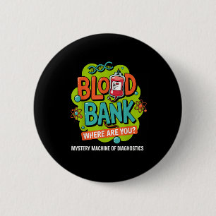 Badge Rond 5 Cm Retro Lab Week 2025 Blood Bank Team Mls Mlt Lab Sc