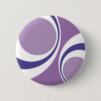 Badge Rond 5 Cm rétro pourpre