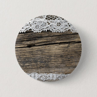 Badge Rond 5 Cm rétro regard avec la vieille dentelle