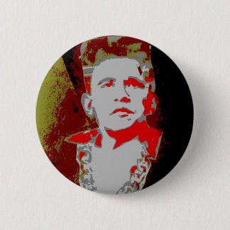 Badge Rond 5 Cm Rétro style 2 d'Obama