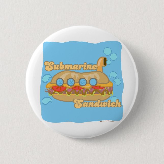 Badge Rond 5 Cm Retro Sub Sandwich aussi ! (Devant)
