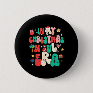 Badge Rond 5 Cm Retro Super Dans Mon Noël En Juillet Été Dr.