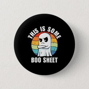 Badge Rond 5 Cm Rétro Voici Une Petite Feuille De Boite Ghost Hall
