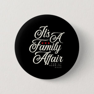 Badge Rond 5 Cm Réunion de famille 2025 Amour de la fête de famill