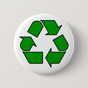 Badge Rond 5 Cm Réutiliser et recycler