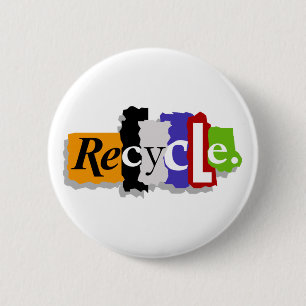 Badge Rond 5 Cm Réutilisez le bouton