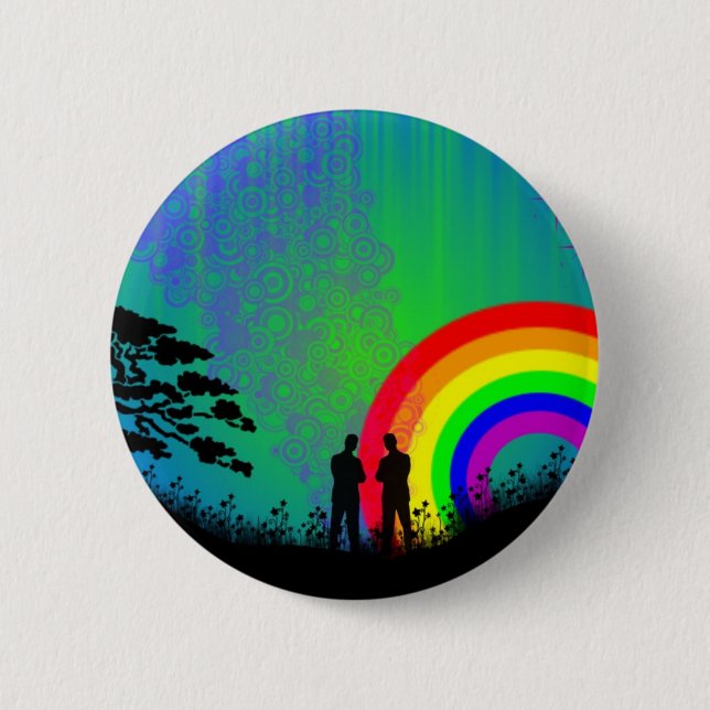 Badge Rond 5 Cm Rêve de minuit d'été (Devant)