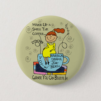 BADGE ROND 5 CM RÉVEILLEZ-VOUS
