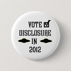 Badge Rond 5 Cm Révélation de vote en 2012