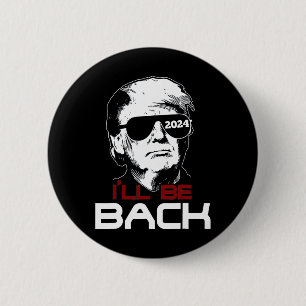 Badge Rond 5 Cm Revenez à Trump 2024