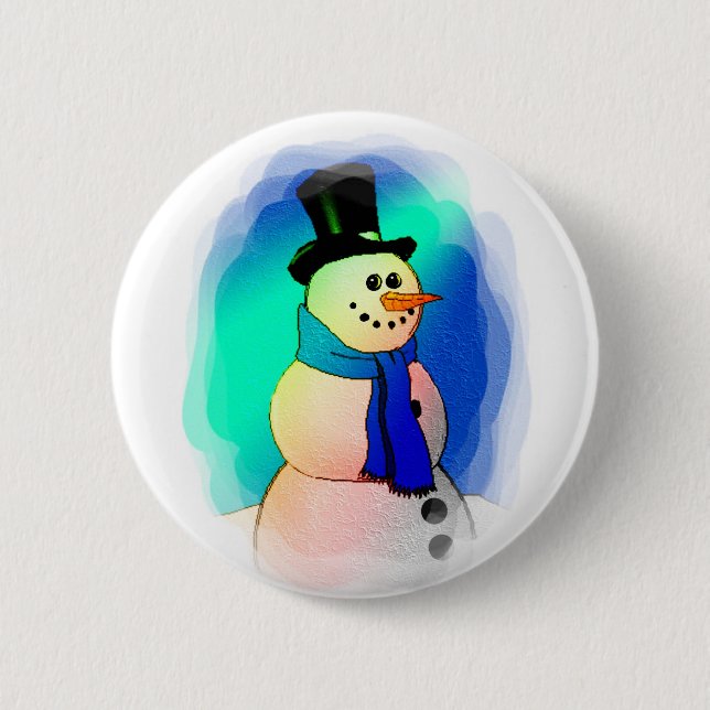 Badge Rond 5 Cm Rêves givrés (Devant)