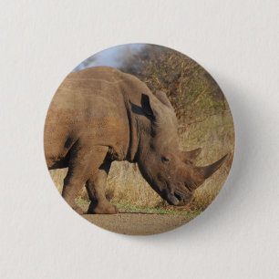 Badge Rond 5 Cm Rhino