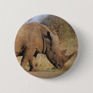 Badge Rond 5 Cm Rhino