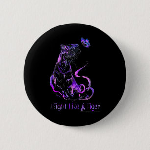 Badge Rond 5 Cm Ribbon de guerrier de sensibilisation Je lutte com
