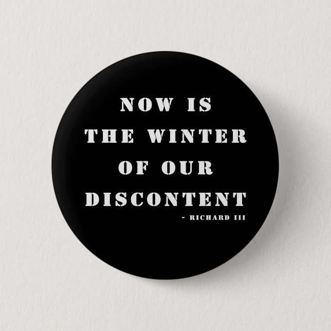 Badge Rond 5 Cm Richard III4 (Devant)