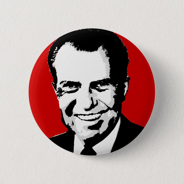 Badge Rond 5 Cm Richard Nixon (Devant)