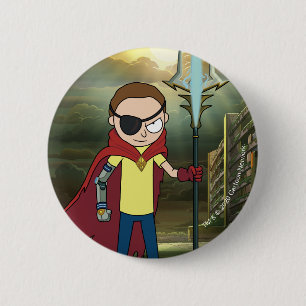 Badge Rond 5 Cm RICK ET MORTY™   Morty
