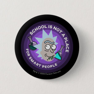 Badge Rond 5 Cm RICK ET MORTY™  Motif des patchs spatiaux